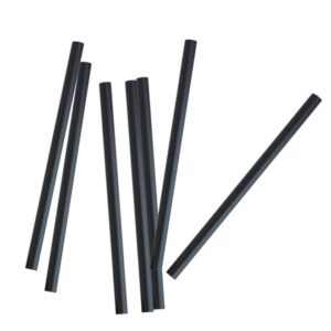 Cannucce nere dritte lunghe (500 pezzi)
