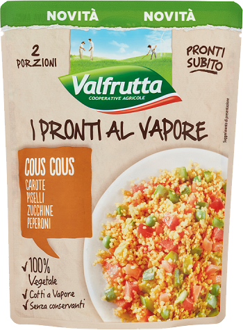 Valfrutta I pronti al vapore: Couscous 220g