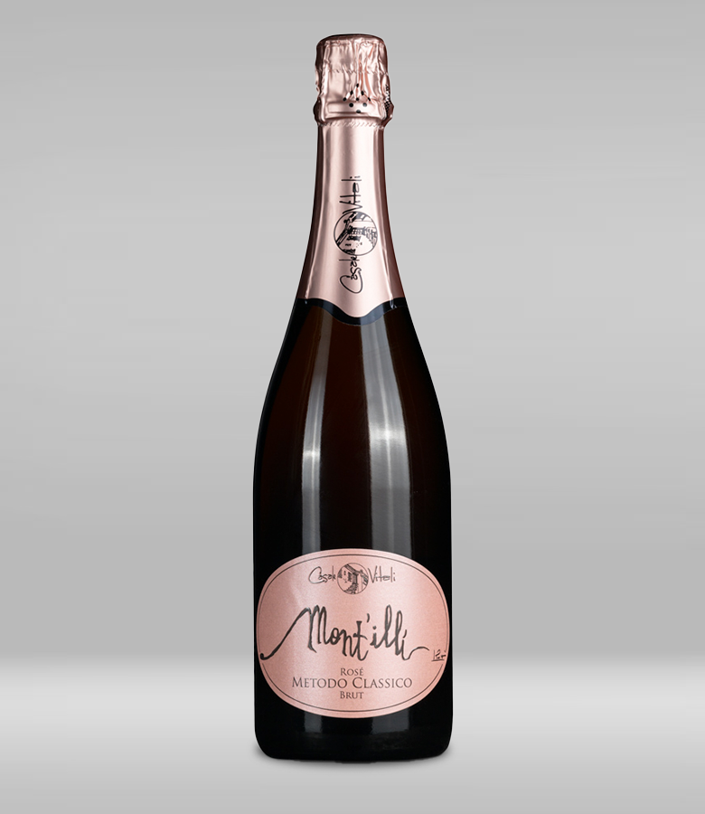 MONT’ILLÌ ROSÉ Metodo Classico 18 mesi 2021 75 cl Cant. Casale vitali