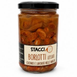 Staccia Fagioli Borlotti Lessati  gr.300