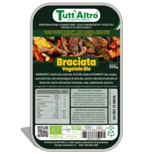 Tutt’Altro Braciata Vegetale Bio 200 gr