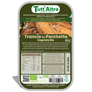 Tutt’Altro Trancio in porchetta Vegetale Bio 500 gt